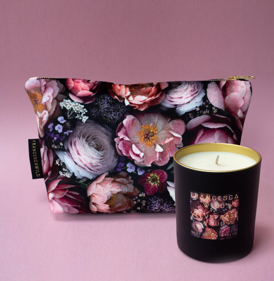 Peony Candle and Peony Everyday Bag Giftset